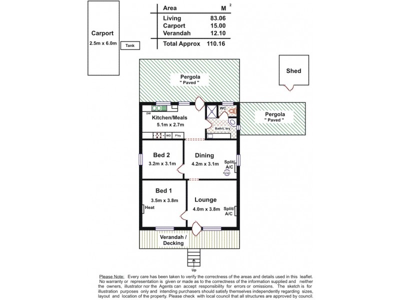 7 Katharine Street, Port Noarlunga SA 5167 Floorplan