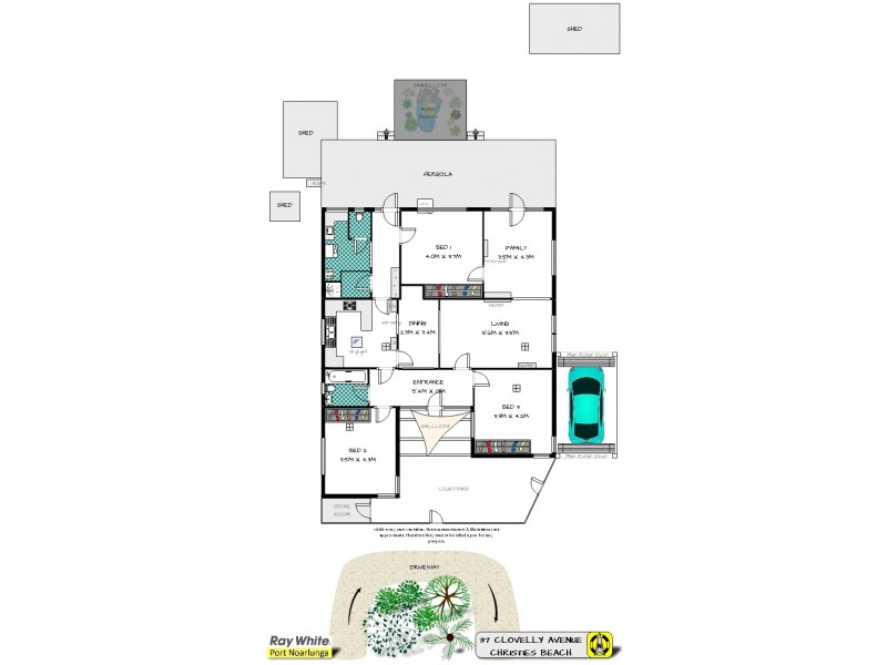 37 Clovelly Avenue, Christies Beach SA 5165 Floorplan