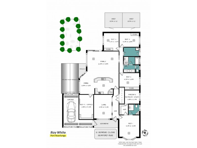 12 Searise Close, Seaford Rise SA 5169 Floorplan