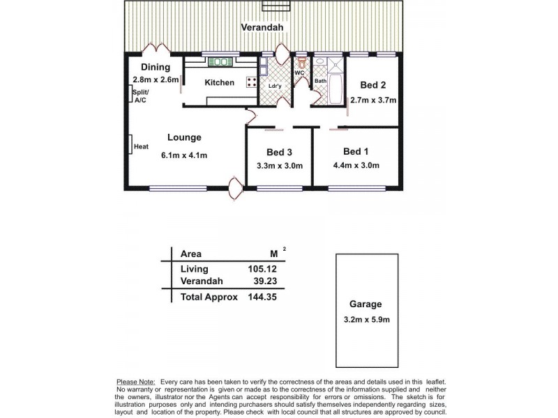 46 Clement Terrace, Christies Beach SA 5165 Floorplan
