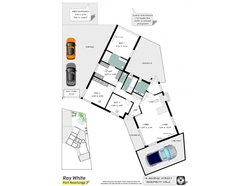 14 George Street, Morphett Vale SA 5162 Floorplan