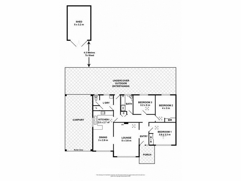 17 Oliver Street, Reynella SA 5161 Floorplan