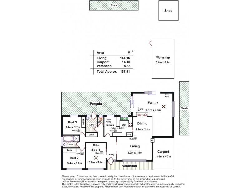 11 Amanda Way, Morphett Vale SA 5162 Floorplan