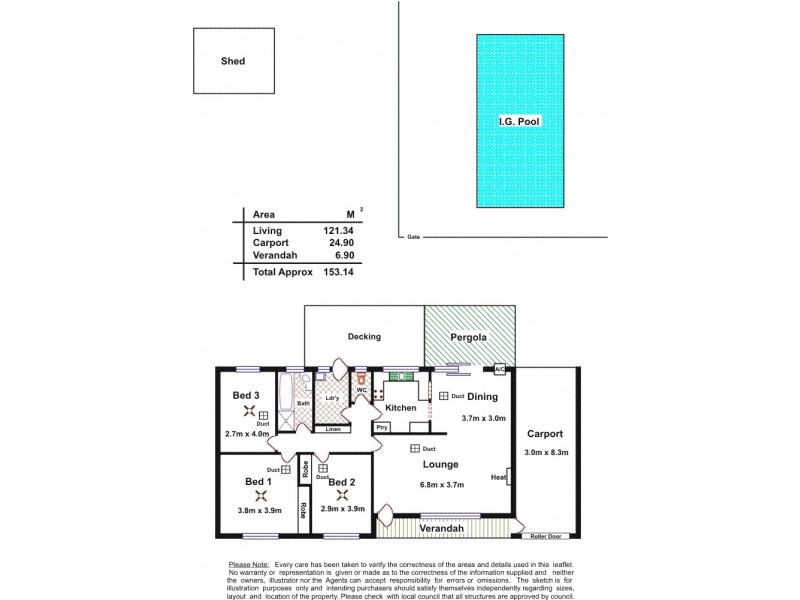 15 Shiraz Avenue, Hackham SA 5163 Floorplan