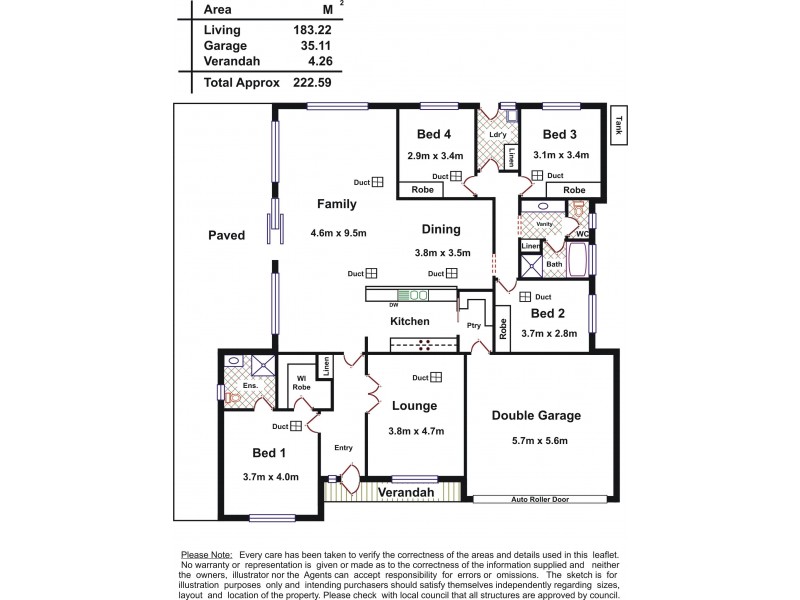 13 Corrimal Avenue, Noarlunga Downs SA 5168 Floorplan