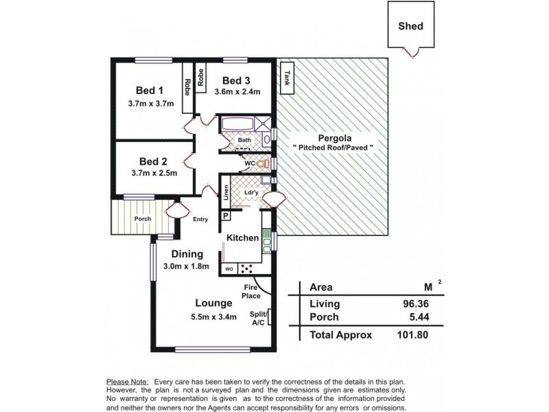 18 Gerard Street, Christie Downs SA 5164 Floorplan