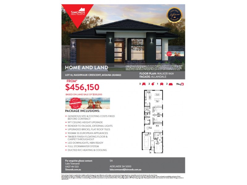 Lots 10 and 11, 47 Nashwauk Crescent, Moana SA 5169