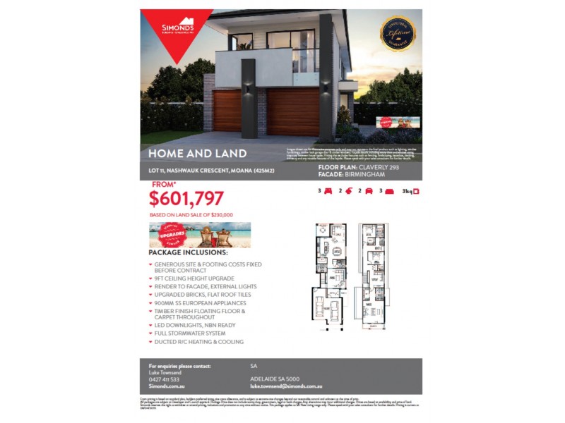 Lots 10 and 11, 47 Nashwauk Crescent, Moana SA 5169