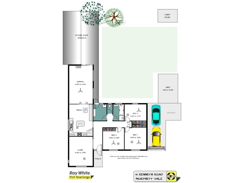 41 Kenneth Road, Morphett Vale SA 5162 Floorplan