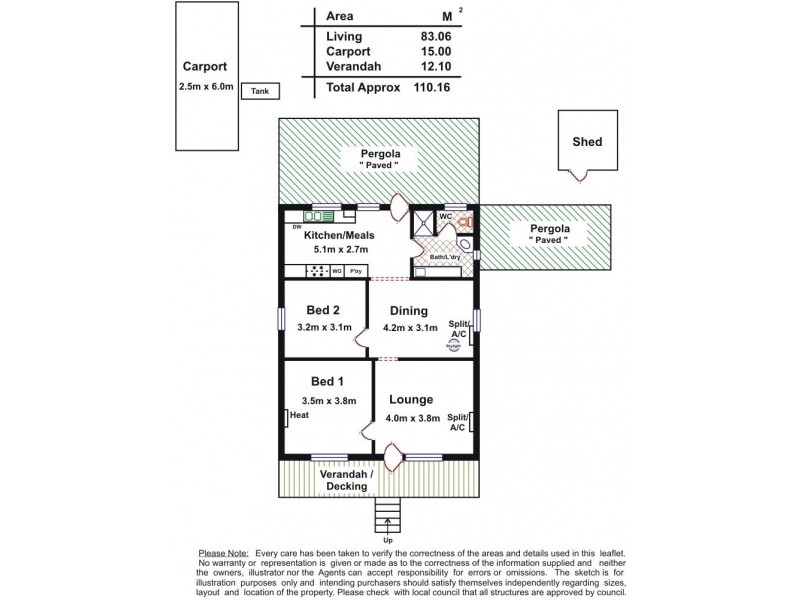 7 Katharine Street, Port Noarlunga SA 5167 Floorplan