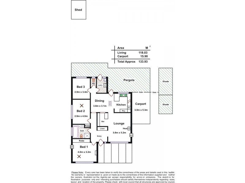 33 Salisbury Avenue, Morphett Vale SA 5162 Floorplan