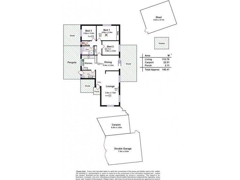 6 Willowood Place, Hackham West SA 5163 Floorplan