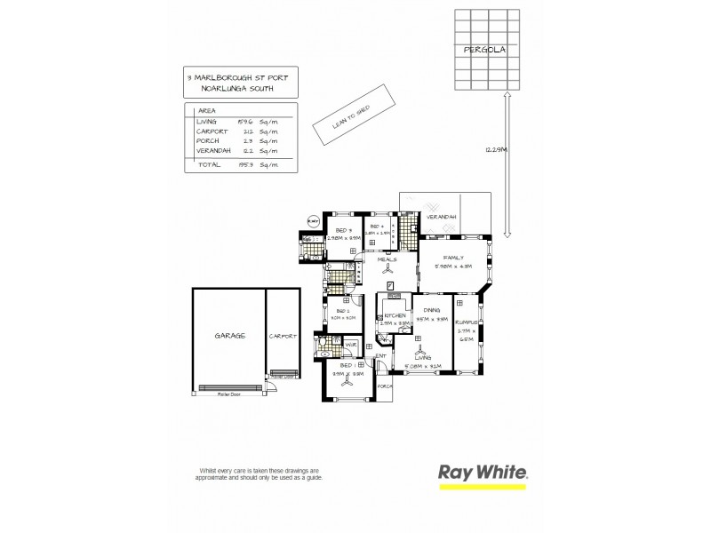 3 Marlborough Street, Port Noarlunga South SA 5167 Floorplan