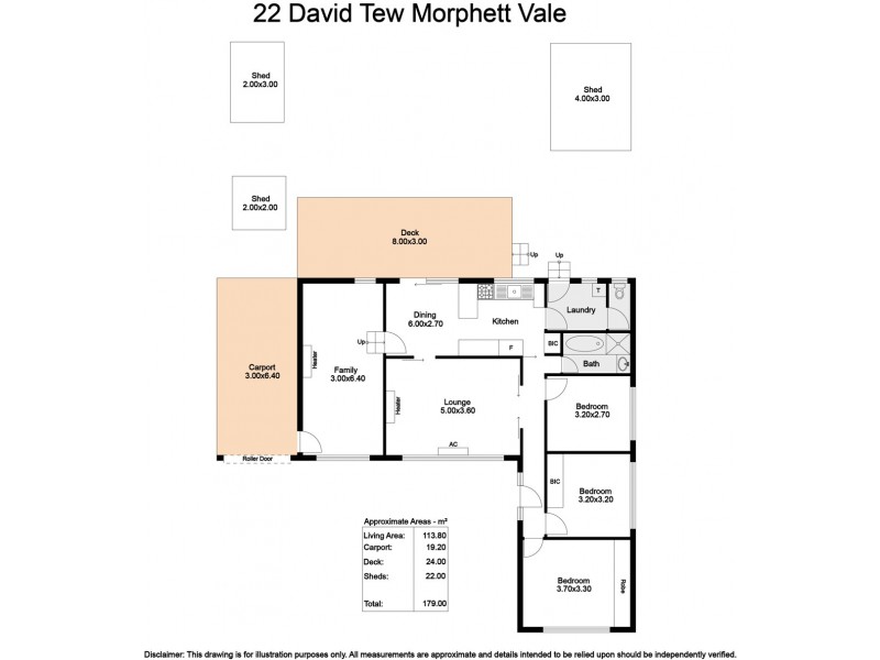 22 David Terrace, Morphett Vale SA 5162 Floorplan
