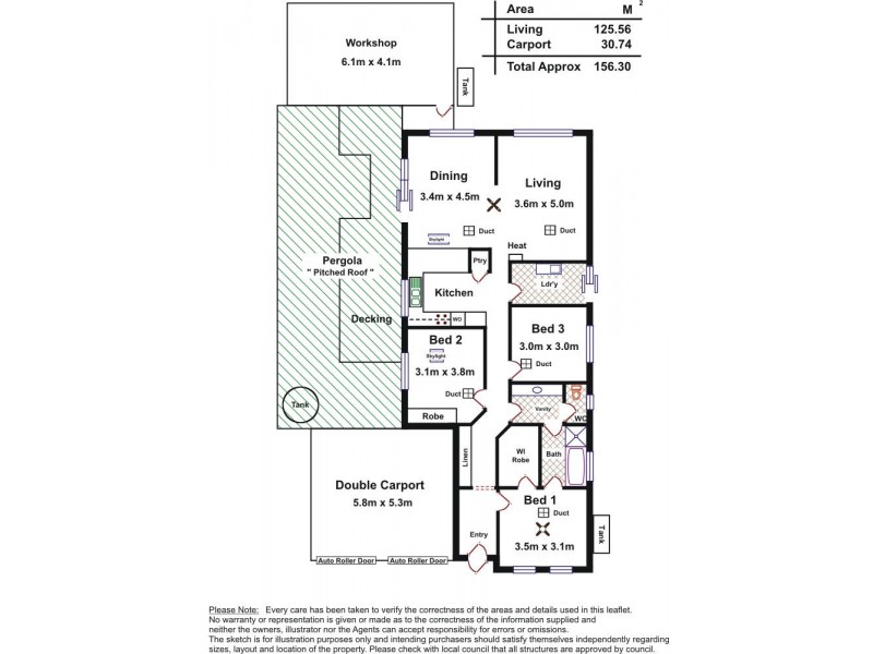 32 Sovereign Drive, Woodcroft SA 5162 Floorplan