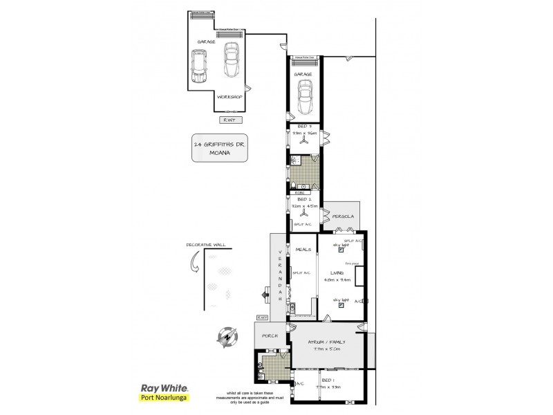 24 Griffiths Drive, Moana SA 5169 Floorplan