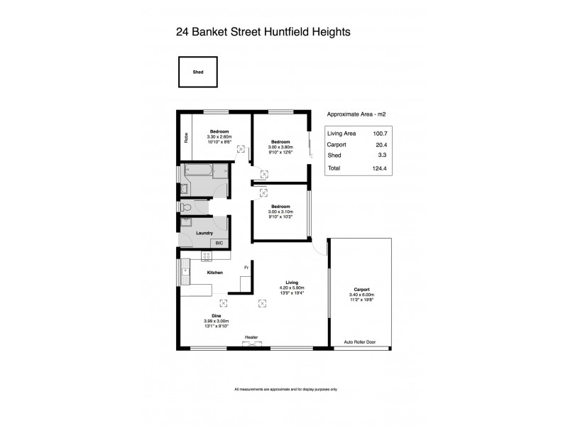 24 Banket Street, Huntfield Heights SA 5163 Floorplan