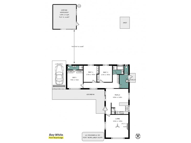 28 Fremantle Road, Port Noarlunga South SA 5167 Floorplan