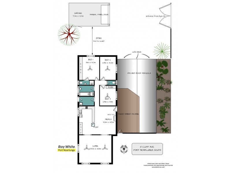 8 Cliff Avenue, Port Noarlunga South SA 5167 Floorplan