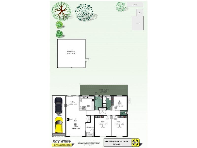 26 Jamieson Street, Moana SA 5169 Floorplan