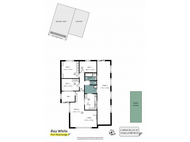 11 Woocalla Street, O’sullivan Beach SA 5166 Floorplan