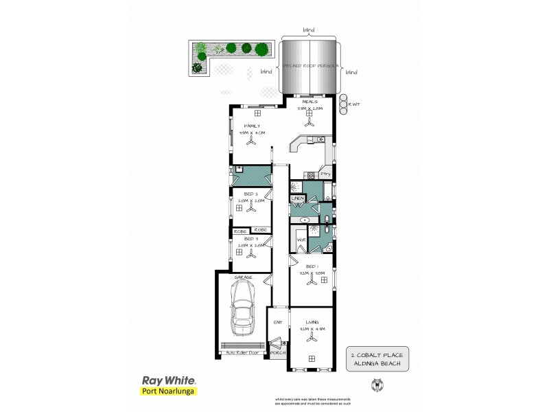 2 Cobalt Place, Aldinga Beach SA 5173 Floorplan