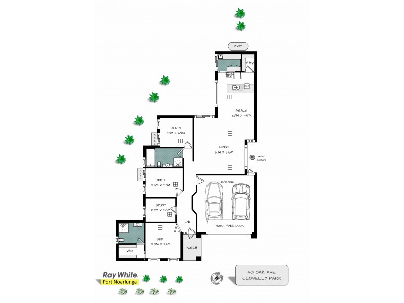 40 Oak Avenue, Clovelly Park SA 5042 Floorplan