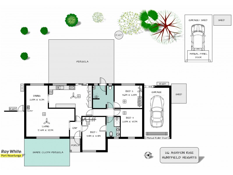 26 Ashton Rise, Huntfield Heights SA 5163 Floorplan