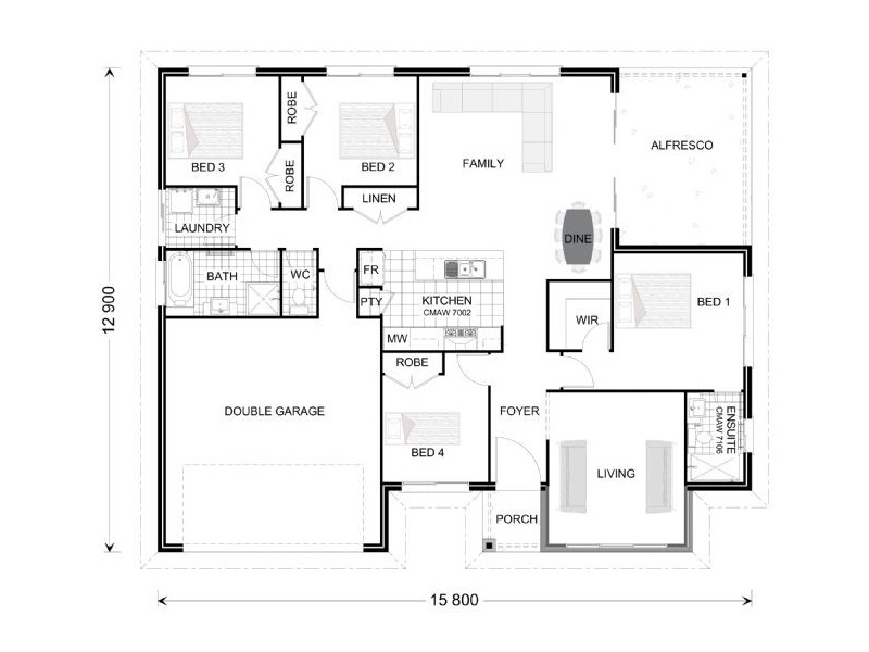 19 Ronald Crescent, Benaraby QLD 4680 Floorplan
