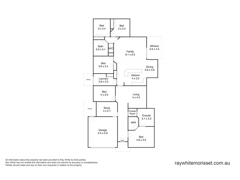 1 Garner Close, Cooranbong NSW 2265 Floorplan