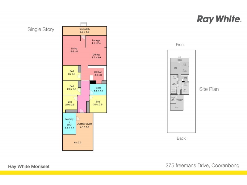 275 Freemans Drive, Cooranbong NSW 2265 Floorplan