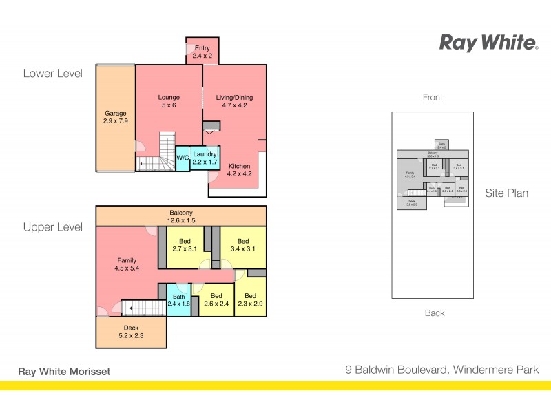 9 Baldwin Blvd, Windermere Park NSW 2264 Floorplan