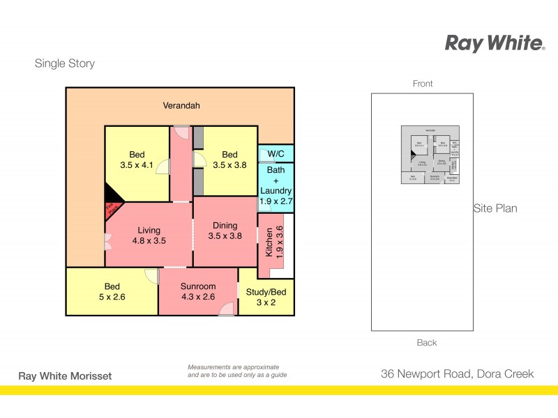 36 Newport Road, Dora Creek NSW 2264 Floorplan