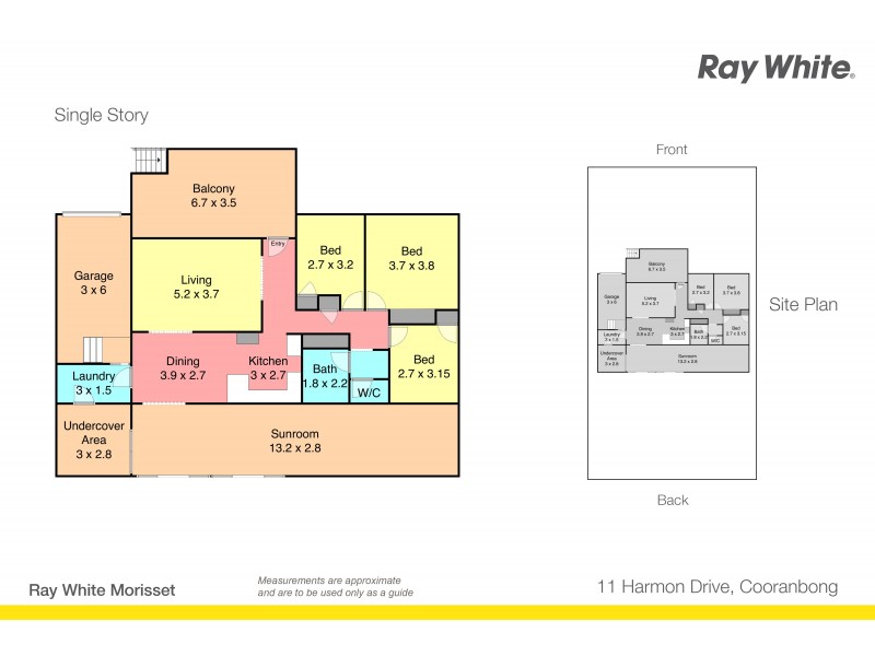 11 Harmon Drive, Cooranbong NSW 2265 Floorplan