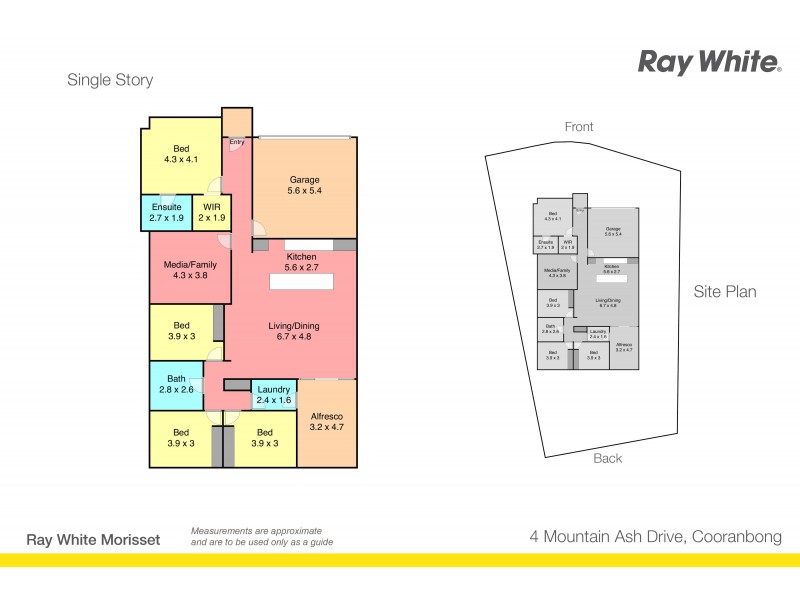 4 Mountain Ash Road, Cooranbong NSW 2265 Floorplan