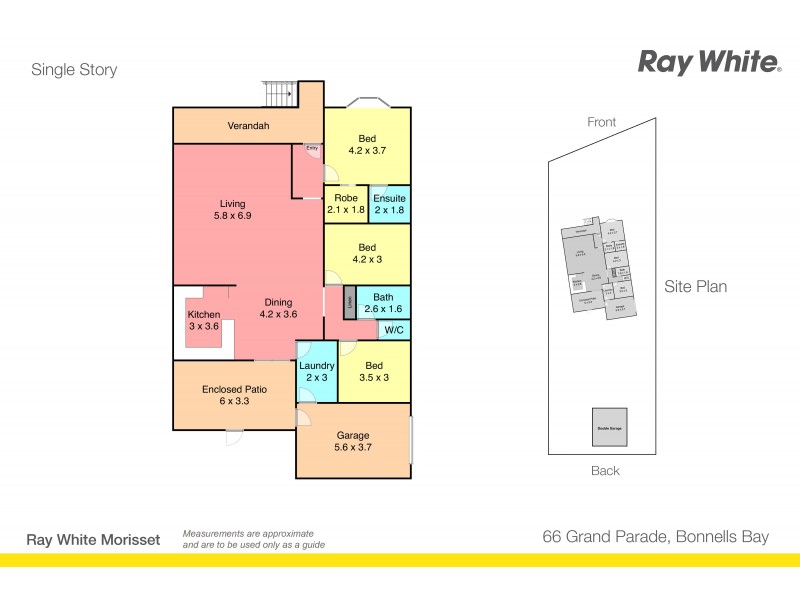 66 Grand Parade, Bonnells Bay NSW 2264 Floorplan