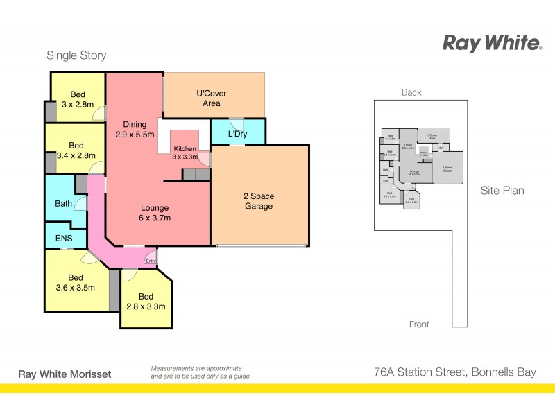 76a Station Street, Bonnells Bay NSW 2264 Floorplan