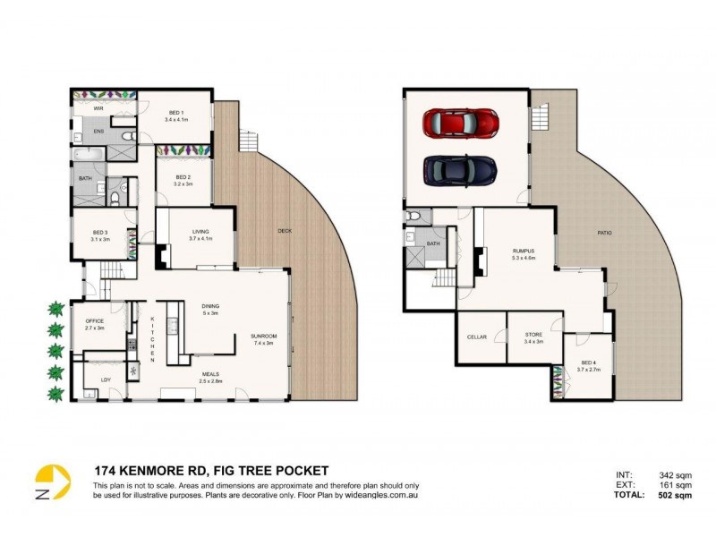 174 Kenmore Road, Fig Tree Pocket QLD 4069 Floorplan