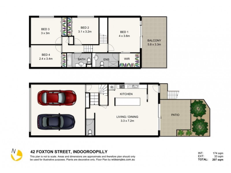 42 Foxton Street, Indooroopilly QLD 4068 Floorplan