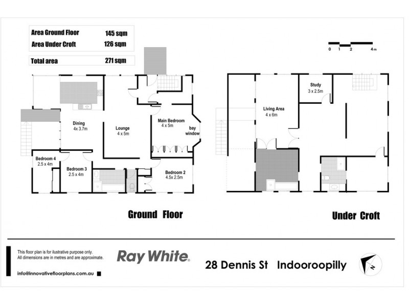 28 Dennis Street, Indooroopilly QLD 4068 Floorplan