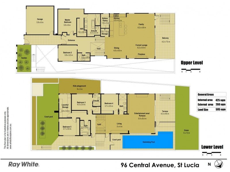 96 Central Avenue, St Lucia QLD 4067 Floorplan