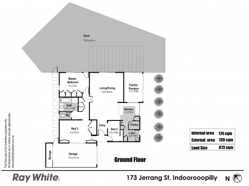 173 Jerrang Street, Indooroopilly QLD 4068 Floorplan