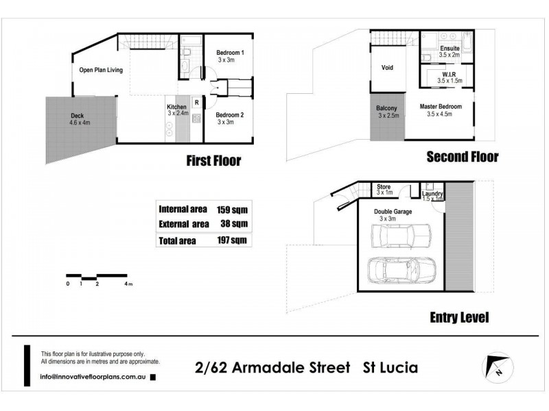 2/62 Armadale Street, St Lucia QLD 4067 Floorplan