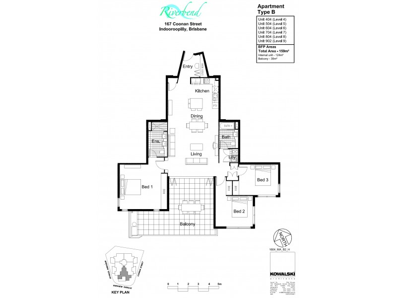 804/30 Riverview Terrace, Indooroopilly QLD 4068 Floorplan