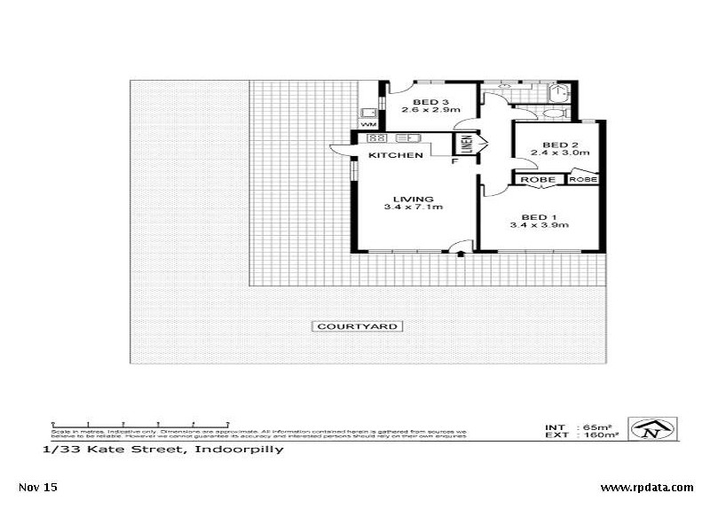 1/33 Kate Street, Indooroopilly QLD 4068 Floorplan