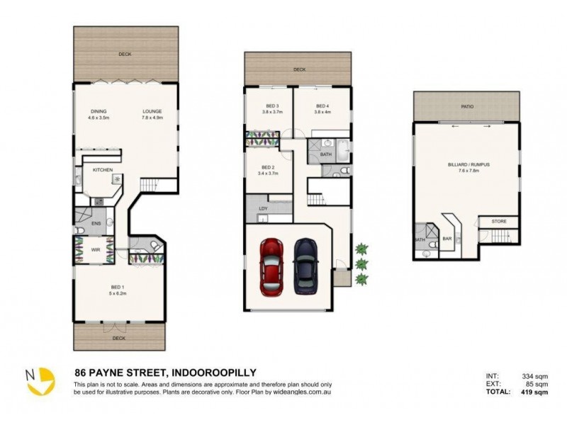 86 Payne Street, Indooroopilly QLD 4068 Floorplan