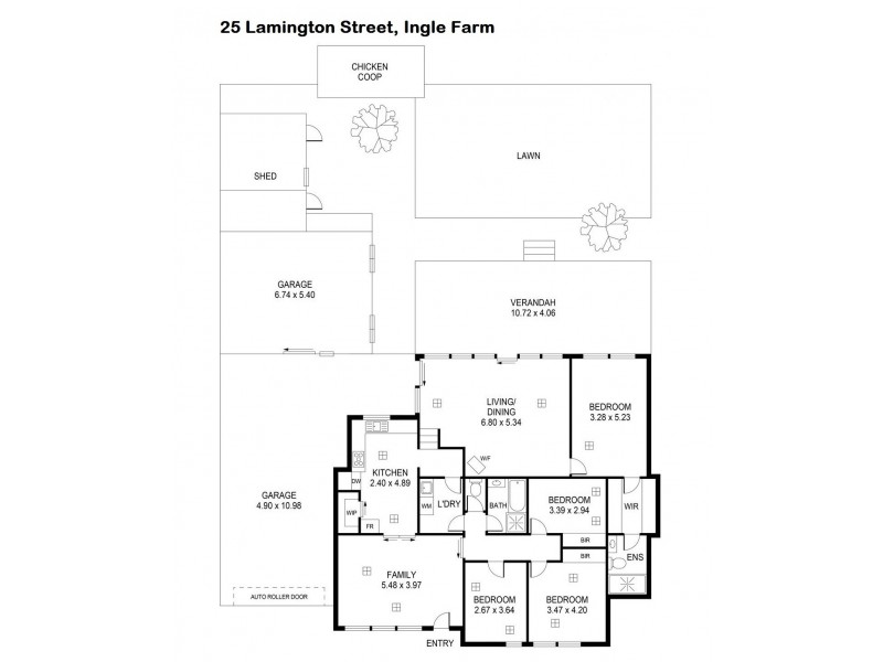 25 Lamington Street, Ingle Farm SA 5098 Floorplan