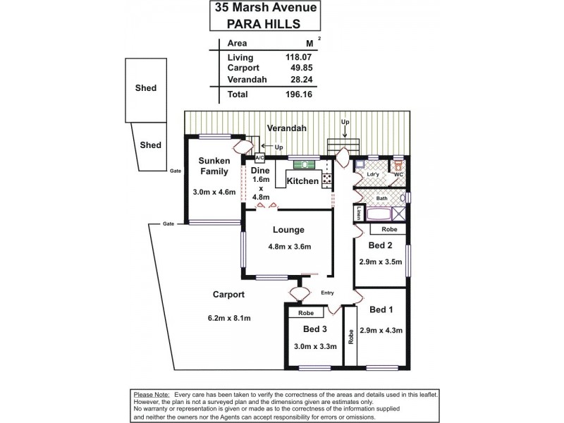 35 Marsh Avenue, Para Hills SA 5096 Floorplan