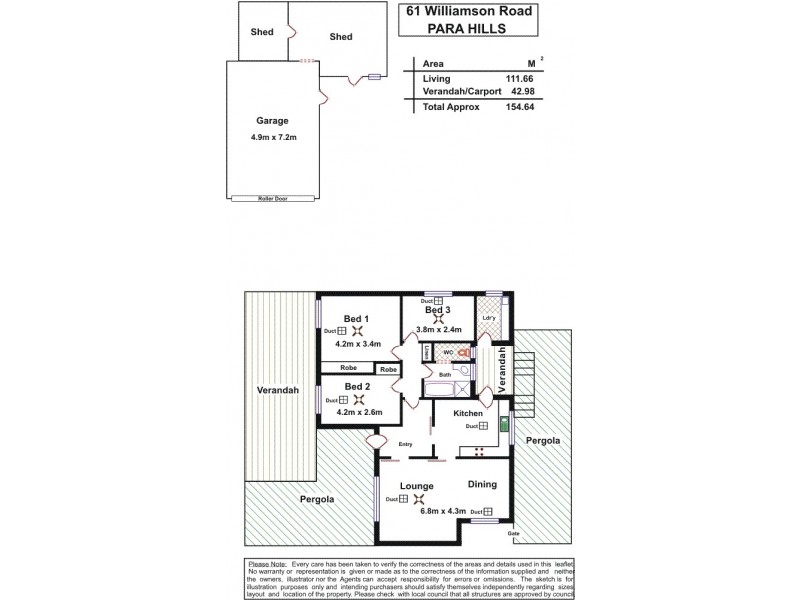 61 Williamson Road, Para Hills SA 5096 Floorplan