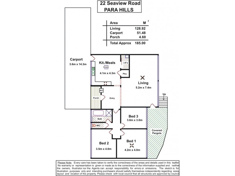 22 Seaview Road, Para Hills SA 5096 Floorplan